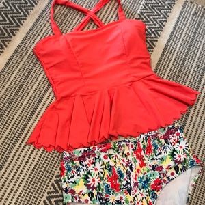 High waisted Tankini swimsuit